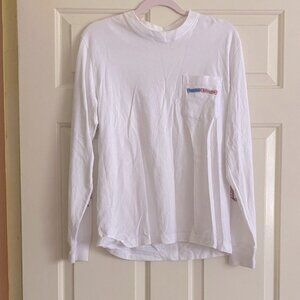 NWOT Chrome Hearts White Long Sleeve Shirt with Logo Detail, Size S